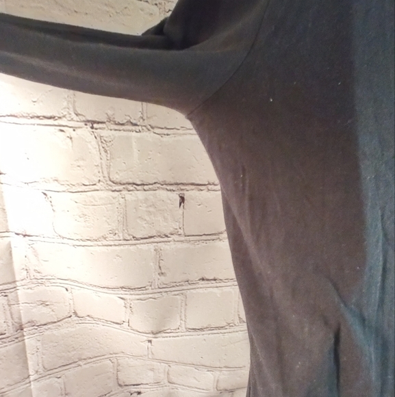 Chicos Black Scoop Modal Silk Long Sleeve Med - Picture 10 of 13